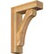 Ekena Millwork Legacy Block Rough Sawn Bracket w/ Offset Brace, Western Red Cedar, 6"W x 20"D x 28"H BKT0604X20X28LEC05RWR - alternate 1